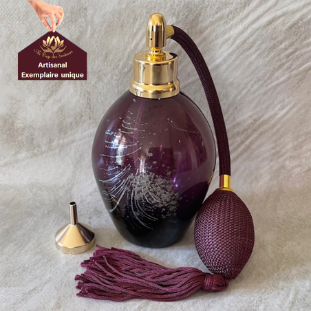 Vaporisateur de parfum artisanal lie-de-vin