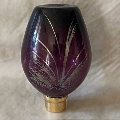 Vaporisateur de parfum poire artisanal lie-de-vin envers face 1