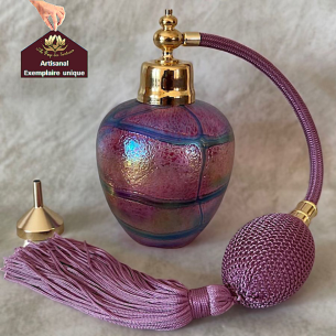 Vaporisateur de parfum en cristal irisé boule