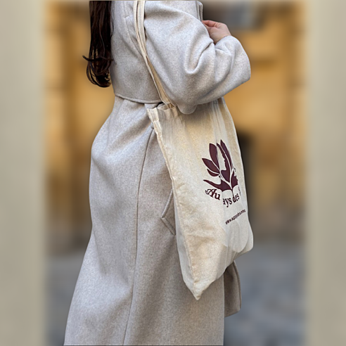 Tote bag 100% coton marque Au pays des senteurs réutilisable