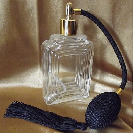 Vaporisateur de parfum initiale CRISTAL DE LUXE décoration artisanale en verre vide et rechargeable base