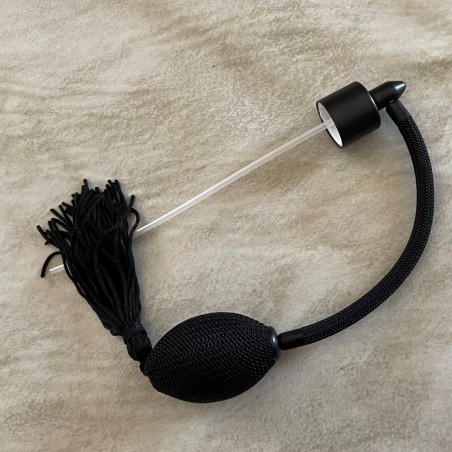 Poire vaporisateurs de parfum de rechange  atomiseur galvanisé noir