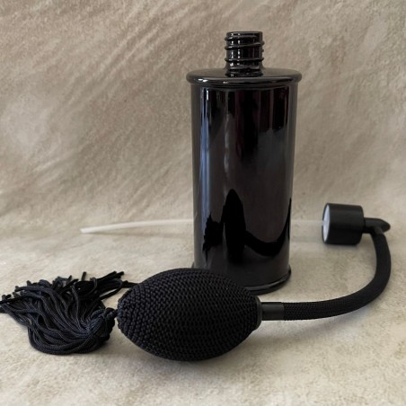 Vaporisateur de parfum verre noir vide et rechargeable