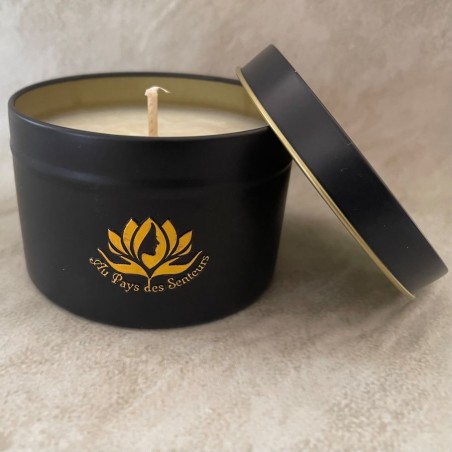 Bougie artisanale cire de Karité naturelle biodégradable sans OGM ni pesticides plus de 280 parfums
