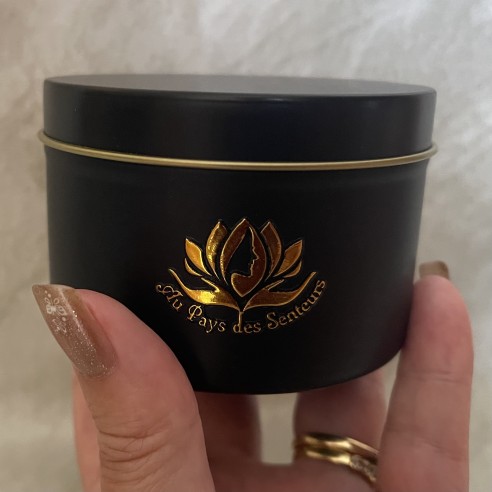 Bougie artisanale cire de Karité naturelle biodégradable portée