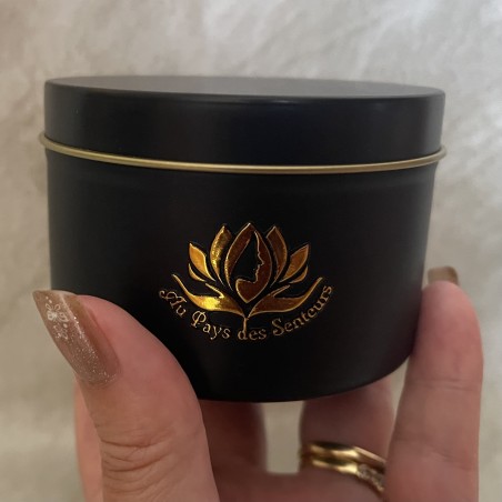 Bougie artisanale cire de Karité naturelle biodégradable portée