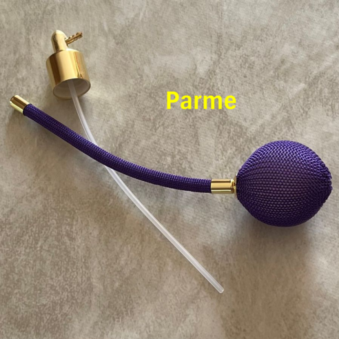Poires de rechange pour vaporisateur de parfum modèle boule couleur parme