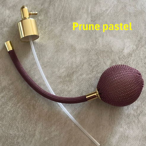 Poires de rechange pour vaporisateur de parfum modèle boule couleur prune pastel