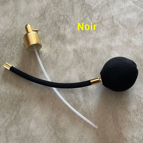 Poires de rechange pour vaporisateur de parfum modèle boule couleur noire