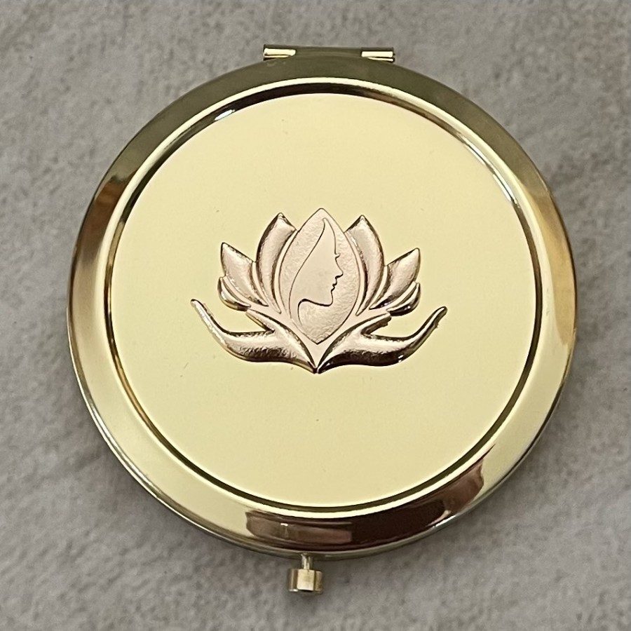 Miroir De Sac En écorce De Bouleau - Artisanat Russe Traditionnel - Neuf Avec étiquette