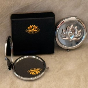 Miroir de sac Miroir de poche argent Marque au  pays des senteurs 2