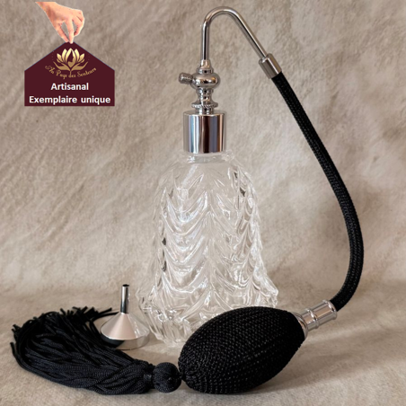Vaporisateur de parfum artisanal en cristal Palmier