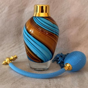 Vaporisateur de parfum poire artisanal spirale bleu 100 ml 2