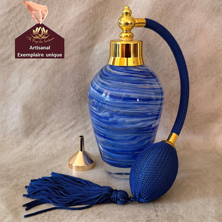 Vaporisateur de parfum poire bleue électrique artisanal