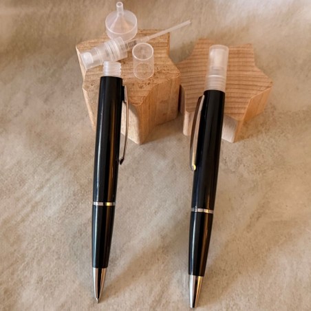 Vaporisateur de parfum stylo vide et rechargeable 3ml noir
