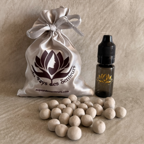 Diffuseur de parfum perles en céramique parfumées