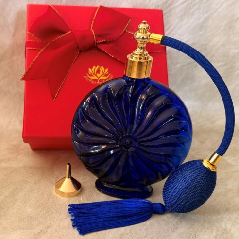 Vaporisateur de parfum Marcel Franck bleue électrique avec coffret cadeau