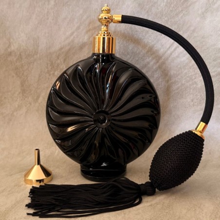 Vaporisateur de parfum Marcel Franck noir artisanal