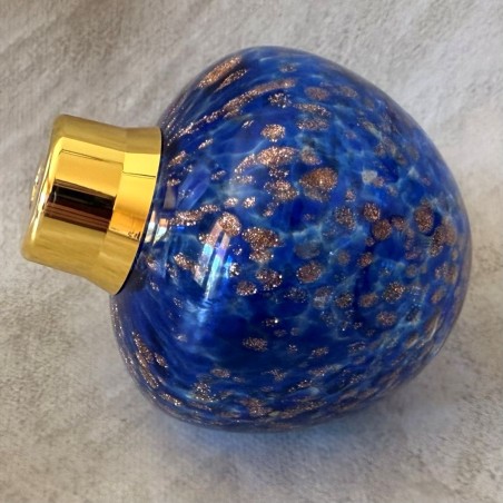 Vaporisateur de parfum poire artisanal bleu or 90ml côté