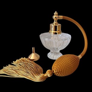 Vaporisateur de parfum artisanal en cristal corolle 2