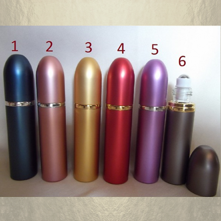 Roll-on en métal vide et rechargeable 15 ml liseret  - 1