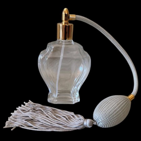 Vaporisateur de parfum poire vide et rechargeable forme cœur plat 120ml