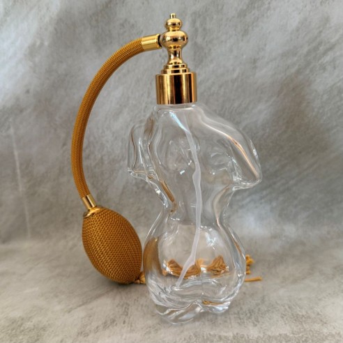 Vaporisateur de parfum buste gamme création monture artisanale  Marque Au pays des senteurs dos poire