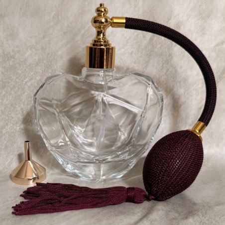 Vaporisateur de parfum cœur facettes gamme création monture artisanale  Marque Au pays des senteurs