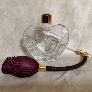 Vaporisateur de parfum cœur facettes gamme création monture artisanale  Marque Au pays des senteurs 2