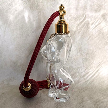 Vaporisateur de parfum poire buste gamme création bracelet strass swarovski artisanal profil 2 Marque Au pays des senteurs