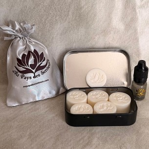 Fondants parfumés artisanaux en cire de soja vegan 100 % naturelle et végétale sans OGM pour diffuseur de parfum / brûle parfum