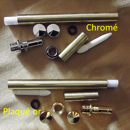 Stylo applicateur de parfum chrome décoration artisanale CRISTAL DE SWAROVSKI RAINBOW DARK peinture caméléon  - 5