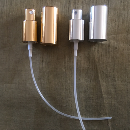Atomiseurs de rechange simple pour vaporisateurs de parfum or ou argent  - 1