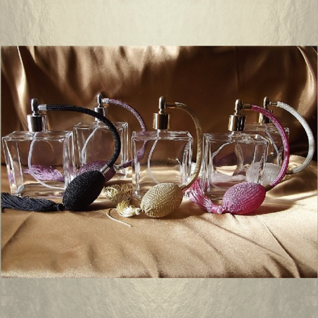 Vaporisateur de parfum poire vide et rechargeable carré 100 ml  - 1