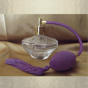 Vaporisateur de parfum poire diamant 100ml vide et rechargeable  - 1 2