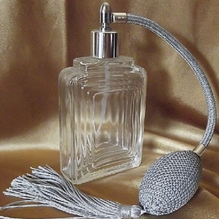 Vaporisateur de parfum poire carré relief 110 ml vide et rechargeable  - 6