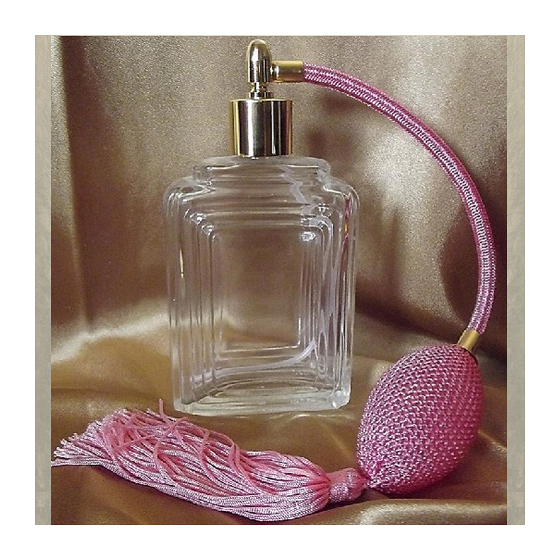 Vaporisateur de parfum poire carré relief 110 ml vide et rechargeable  - 4