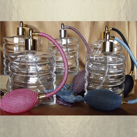 Vaporisateur de parfum poire plat spirale 110 ml vide et rechargeable  - 1