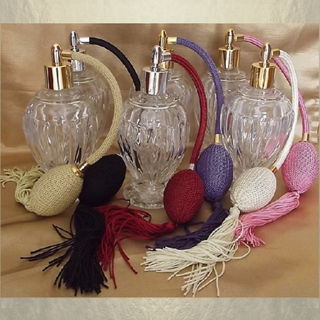 Vaporisateur de parfum poire boule sur pied 110 ml vide et rechargeable  - 1