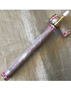 Stylo applicateur de parfum plaqué or 24K