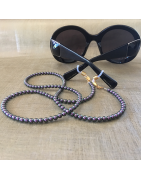Collier CRISTAL DE SWAROVSKI & cordon à lunettes CRISTAL DE SWAROVSKI