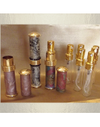 Vaporisateurs de parfum plaqué or, chrome